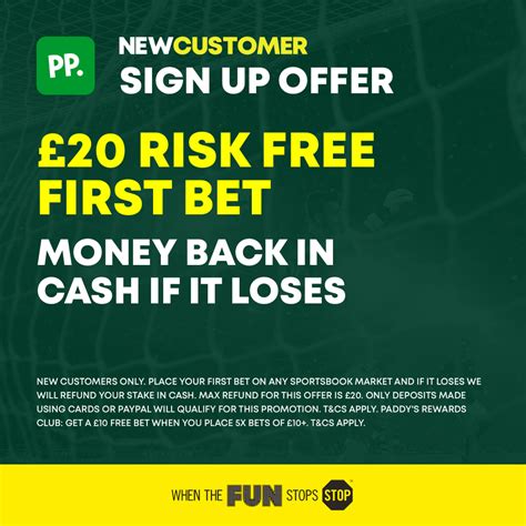 paddy power sign up offers390  For instance, if you bet £10 at odds of 2/1, you could win £20 in addition to getting your initial stake back, which results in a total return of £30